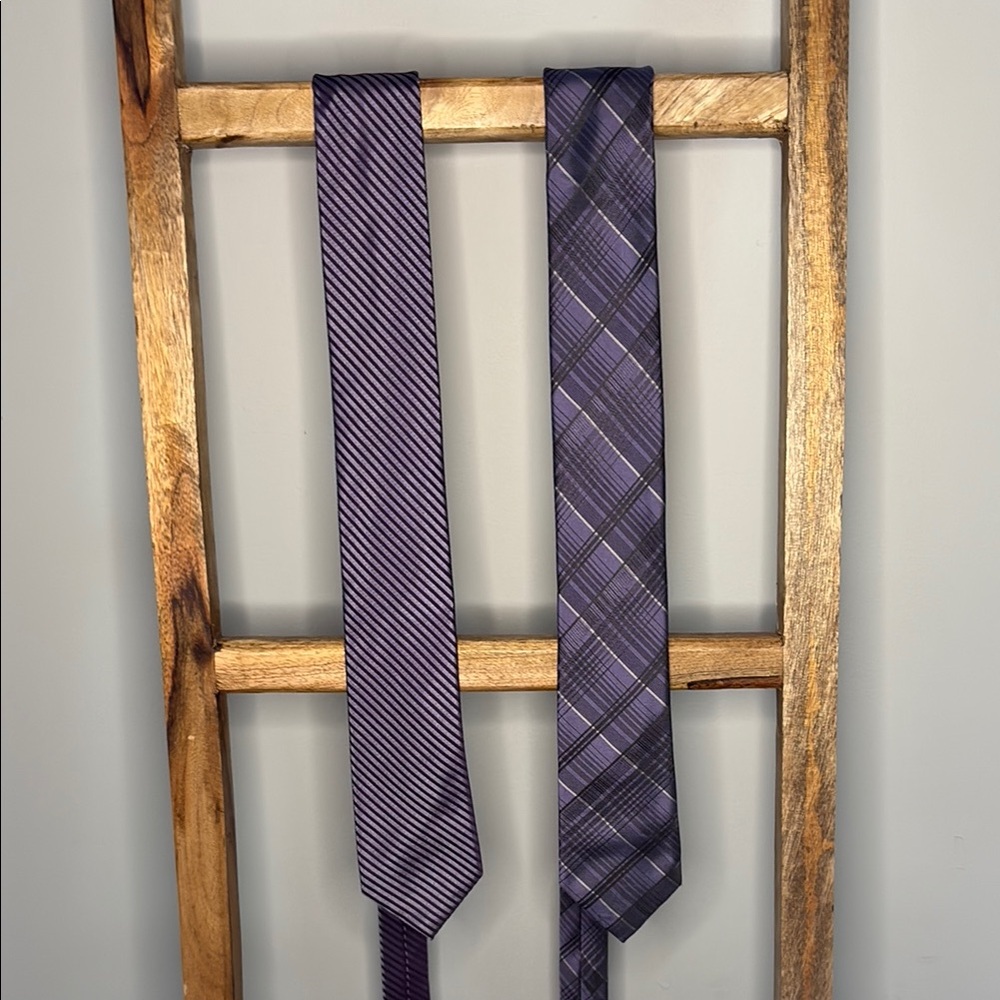 Purple Calvin Klein Tie Bundle